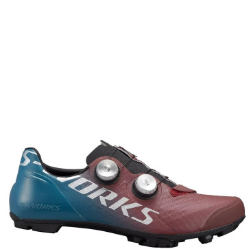 BUTY ROWEROWE SPECIALIZED S-WORKS RECON MTB Tropical Teal/ Maroon/Silver