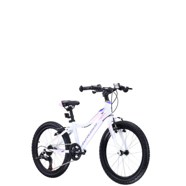 ROWER KROSS LEA MINI 3.0 LIGHT BIAŁORÓŻOWOFIOLETOWY 2021