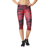 LEGGINSY DAMSKIE ADIDAS TECHFIT CAPRI Q3 PRINT GLITCH AY3969