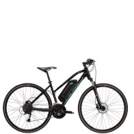 ROWER DAMSKI KROSS EVADO HYBRID 1.0 CZARNO-TURKUSOWY 2022