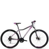 ROWER DAMSKI KROSS LEA 5.0 GRAFITOWO-RÓŻOWO-FIOLETOWY