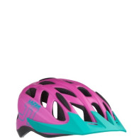 KASK ROWEROWY LAZER J1 FIOLETOWO-TURKUSOWY +LED+SIATKA